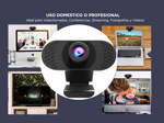 Webcam Gadnic Full HD 1080p USB con Micrófono Streaming 30fps