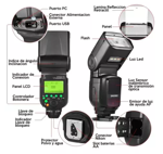 Radio Flash Inalambrico Yongnuo Speedlite Yn968 Ii Ttl Nikon