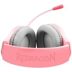 Auriculares Gamer Redragon Hylas Rosa Luz RGB H260P-RGB