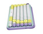 Teclado Mecanico Inalambrico Logitech Pop Keys Bluetooth Usb