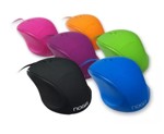 Mini Mouse Cable Retractil Noga Optico Usb Varios Colores