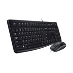 Kit Teclado Y Mouse Logitech Mk120 Usb Combo Multimedia Slim