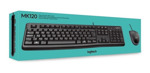 Kit Teclado Y Mouse Logitech Mk120 Usb Combo Multimedia Slim