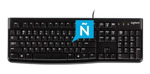 Teclado Logitech K120 Usb Español Resistente Antiderrames