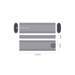 Adaptador Carry Case Memoria Ssd M.2 Nvme Usb-c 3.1 Gen 2