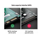 Docking Disco 2.5 3.5 Hdd Sata Ssd 2.5 RGB + Fuente 12v 3.0