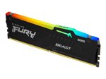 Memoria RAM Kingston 16GB DDR5 5600Mhz Fury Beast Black RGB