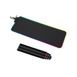 Mouse Pad Gamer Rgb Efectos Hub 4 Usb 80 X 30 X 0.3cm  - NEGRO