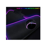 Mouse Pad Gamer Rgb Efectos Hub 4 Usb 80 X 30 X 0.3cm  - NEGRO