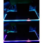 Mouse Pad Gamer Led Rgb Xxl Retroiluminado 800x300x 3mm