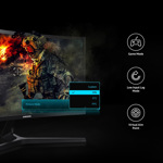 Monitor Gaming 24  FHD CURVO 1800R Samsung LC24RG50FZARG