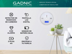 Sensor de Alarma Detector de Monóxido de Carbono Gadnic SMC2