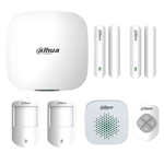 Kit Alarma Dahua Inalámbrico PIR Puerta c/Sirena Interior