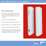 Kit Alarma Dahua Inalámbrico PIR Puerta c/Sirena Interior