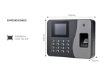 Reloj Control Horario Gadnic C2600 Biometrico Huella Digital