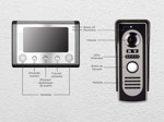 Portero Visor Electrico Timbre Gadnic Pantalla Lcd Con Camara