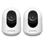 Kit x2 Cámaras de Seguridad Gadnic IP Motorizada 3MP Full HD Visión Nocturna