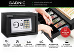 Kit Comercial Gaveta Dinero 5 Billetes G405 + Caja Fuerte E20