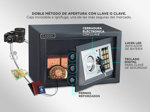 Kit Comercial Gaveta Dinero 5 Billetes G405 + Caja Fuerte E20