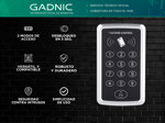 Control de Acceso Gadnic con Tarjeta de Proximidad y Contraseña
