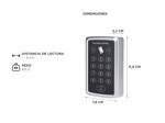 Control de Acceso Gadnic con Tarjeta de Proximidad y Contraseña