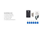 Control de Acceso Gadnic con Tarjeta de Proximidad y Contraseña