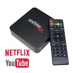 TV BOX KANJI SMARTER KJ-SMART4KVIP ANDROID 10.1 QUAD CORE 4GB RAM 32GB ROM USB 2.0 HDMI 2.0 4K