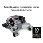 Lavarropas automatico Samsung WW10T504DAW 10 kg White
