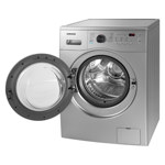 Lavarropas Automatico Carga Frontal 7 Kg Inverter Silver