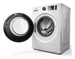 Lavarropas Whirlpool Wnq90abdna 9 Kg 1400rpm C/fron Inverter Color Blanco