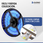 Tira Led Luces Colores Autoadhesivas Fiestas Exterior Lluvia