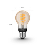 Philips Hue Lámpara Vintage Filamento X2 Bluetooth A60 E27