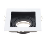 Aplique Macroled Aed-x1-mb Embutir Blanco P/ 1 Luz Dicroica