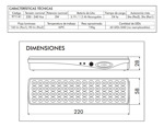 Luz De Emergencia 60 Leds Litio 5 Hs Sica 971141 Blanco