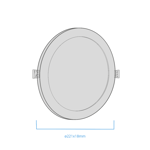Panel Led 18w Embutir Redondo 1600lm Macroled Luz Neutra