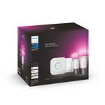 Kit inicio Philips Hue Lámparas LED E27 8w A60 RGB & Switch