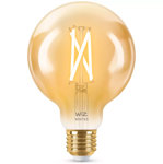 Lampara Globo Led Philips Wiz Wifi Con Filamento Ambar 7W