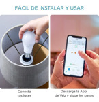 Lámpara inteligente de 60W A60 E27 Frio & Calido Philips Wiz