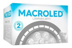 Macroled ES111-15 15W 100V/240V Blanco Frio 6500K 1300Lm