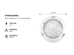 Lampara Led Gadnic Pileta 35w Luminaria Luz Rgb Color