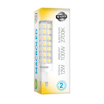 Lampara Led Bipin G9 12w Macroled 220v Blanco Cálido 2700k