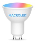 Lámpara Led Macroled Dicroica Wifi 5W Smart Rgb GU10 400Lm