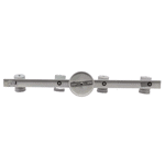 Aplique Pared Led Granada S-4900 Negro 4 Focos Gz10 Inter.