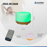 Humidificador Difusor Bamboo Ultrasonico 300ml