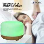 Humidificador Difusor Bamboo Ultrasonico 300ml