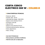 Cortacerco Lüsqtoff Col550-8 51 Cm 550 Watts Funda Cuchilla