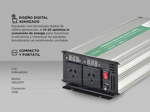 Inversor Onda Pura Digital Corriente Gadnic IV-25 2500w DC-AC