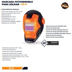 Mascara Fotosensible Careta Soldar Lusqtoff St1i Din16