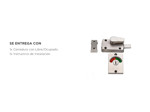 Cerradura con Indicador Gadnic Libre Ocupado