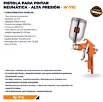 Pistola Para Pintar 400 ml Lusqtoff 50 Psi Tipo Aerografo